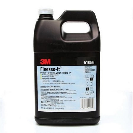 3M FINESSE IT PURPLE POLISH, Gallon 7100009019